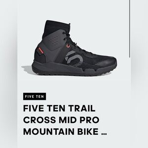 Adidas Trail Cross Mid Pro Mountain Bike Shoes - Men's